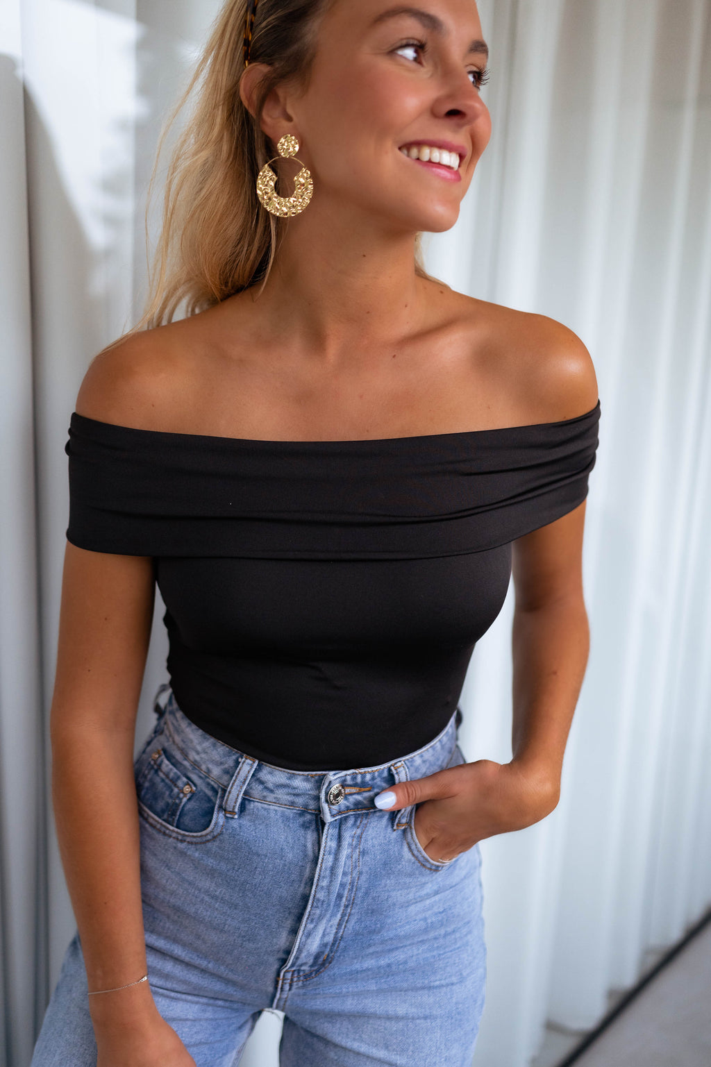 Sleeveless bodysuit Soraya - Black