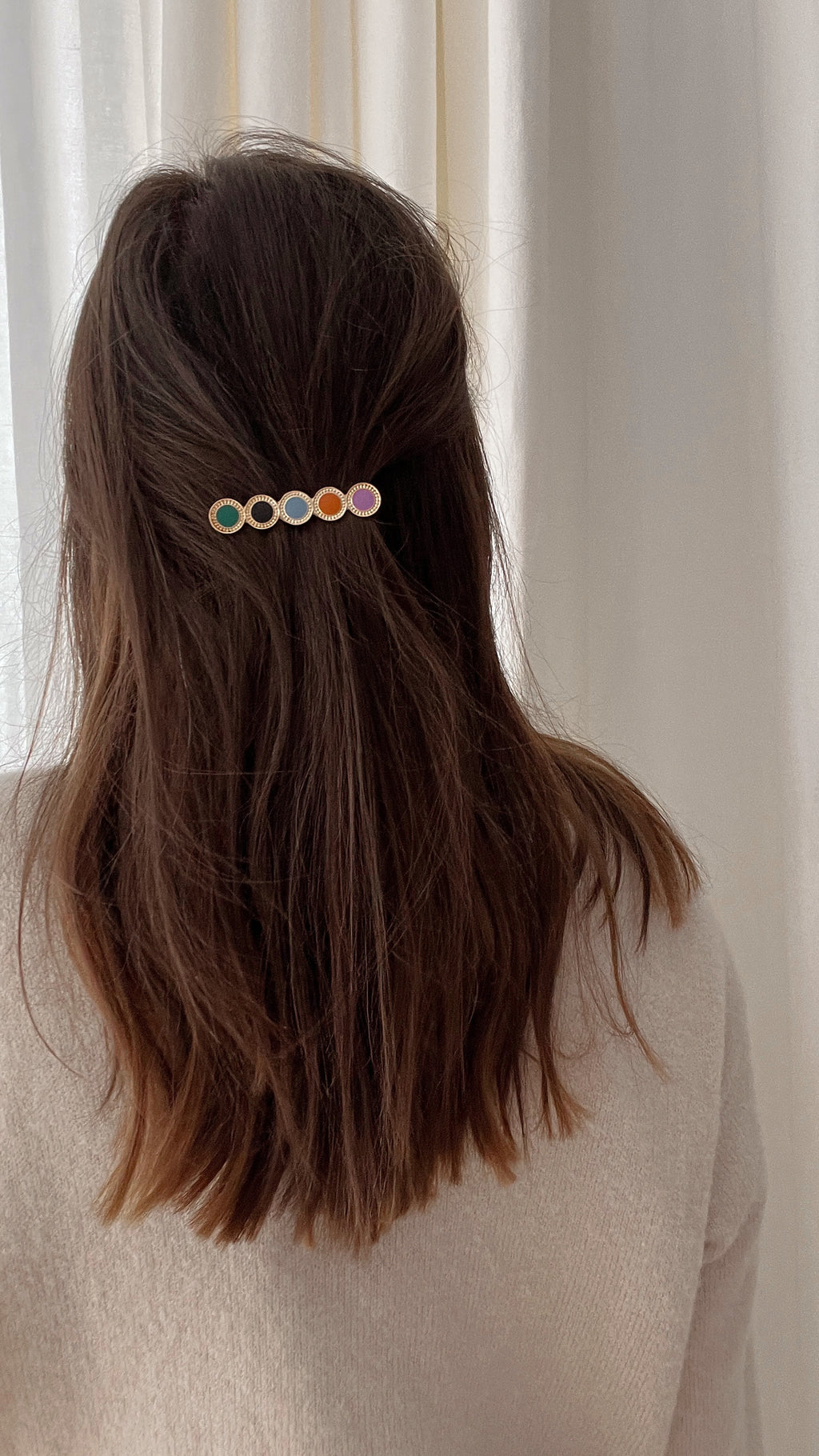 Styla hairclip - Golden and multicolored