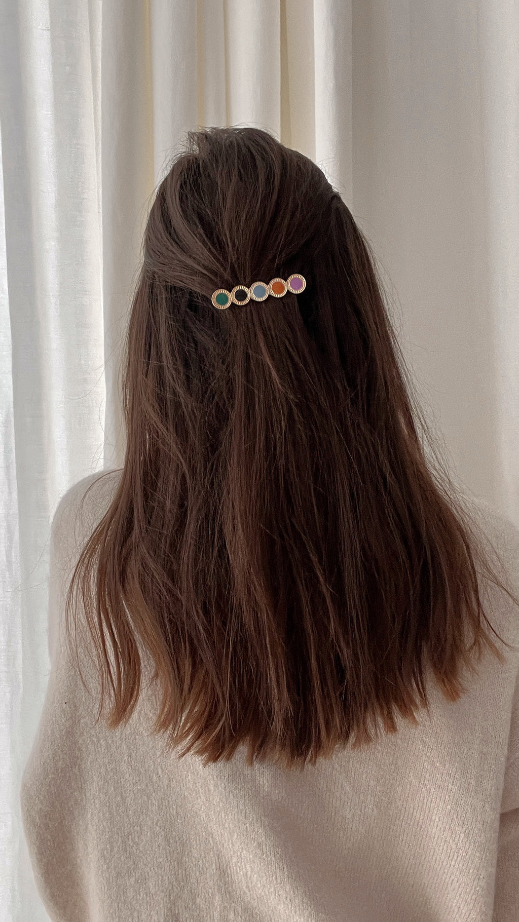 Styla hairclip - Golden and multicolored