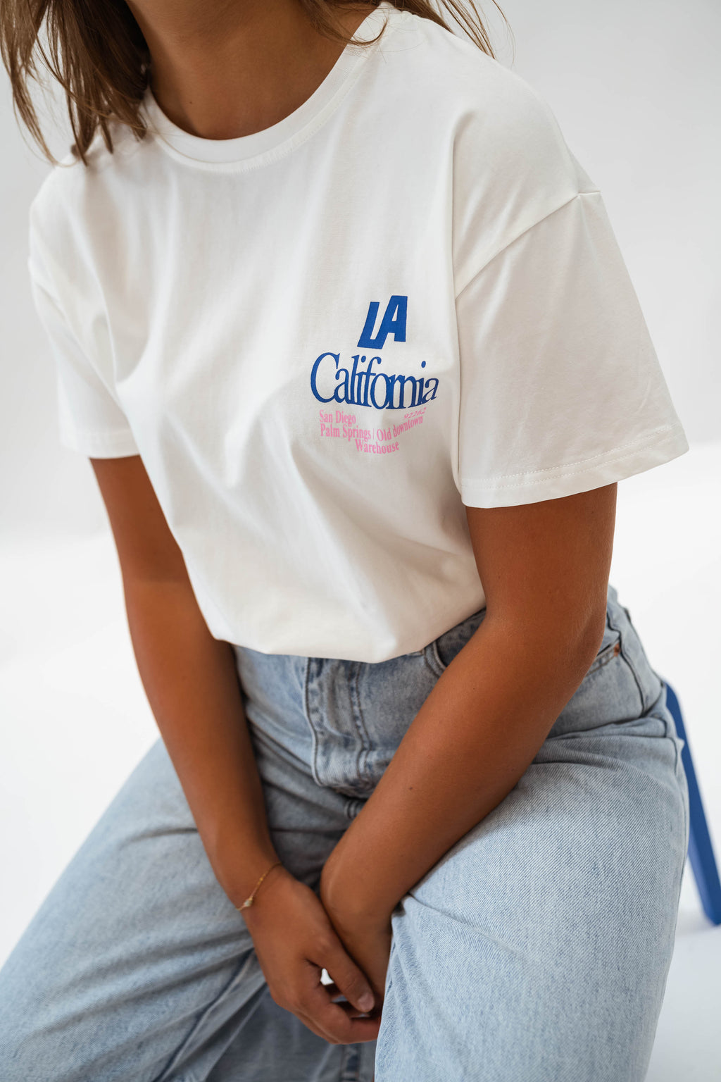 T-shirt L.A - écru