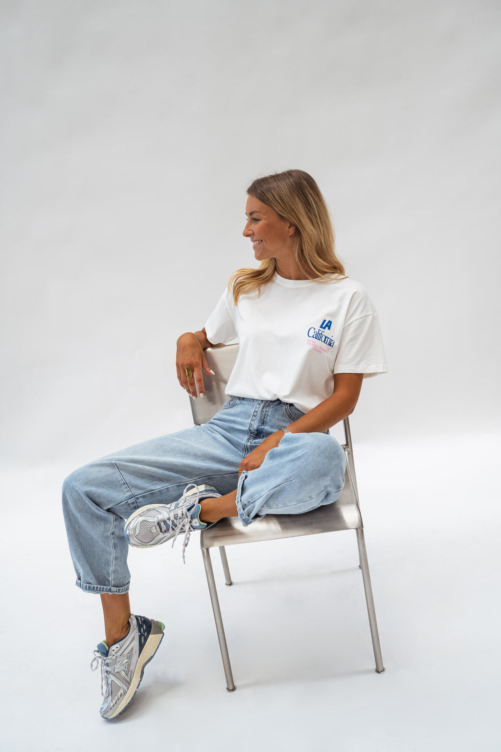 T-shirt L.A - écru