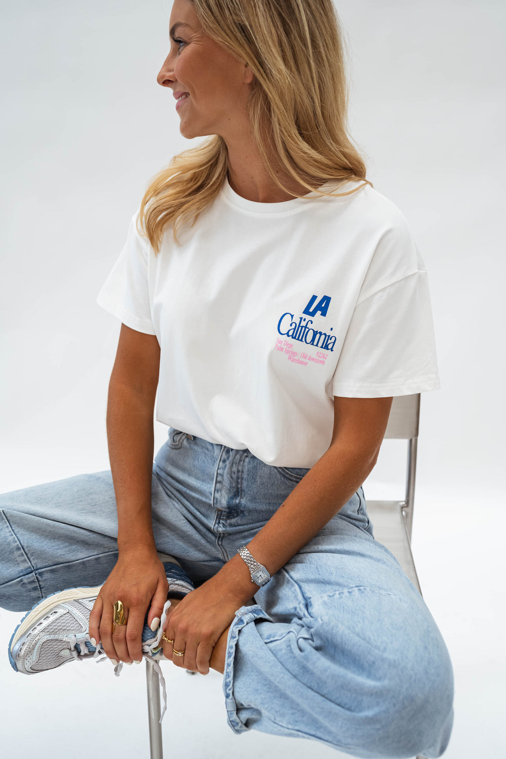 T-shirt L.A - écru
