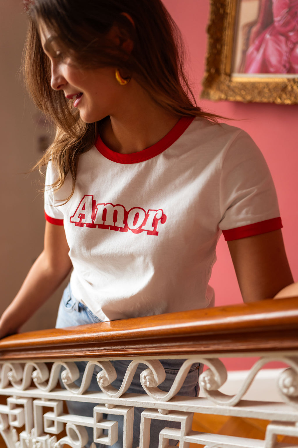 T-shirt Amor - rouge