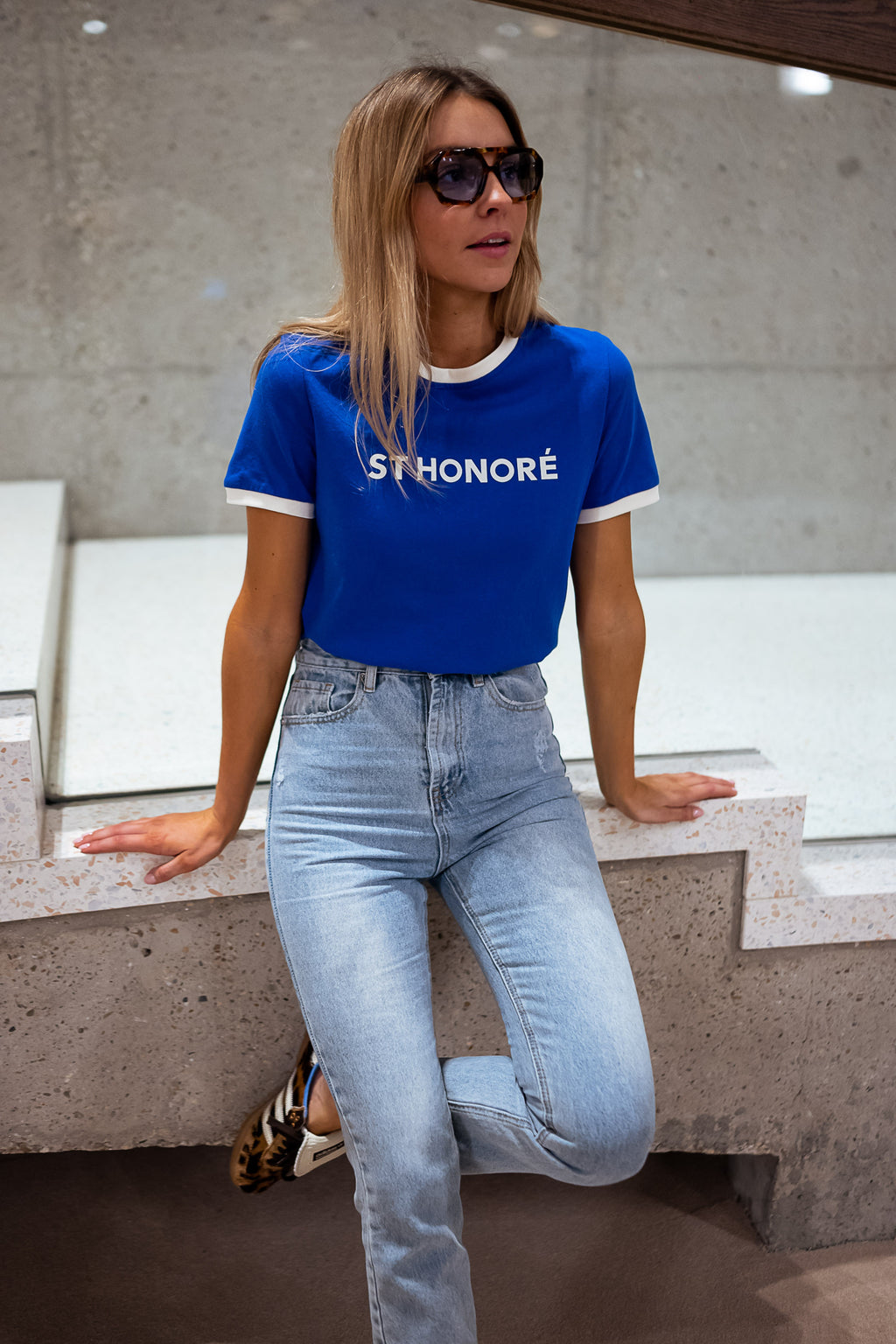 T-shirt Honoré - bleu