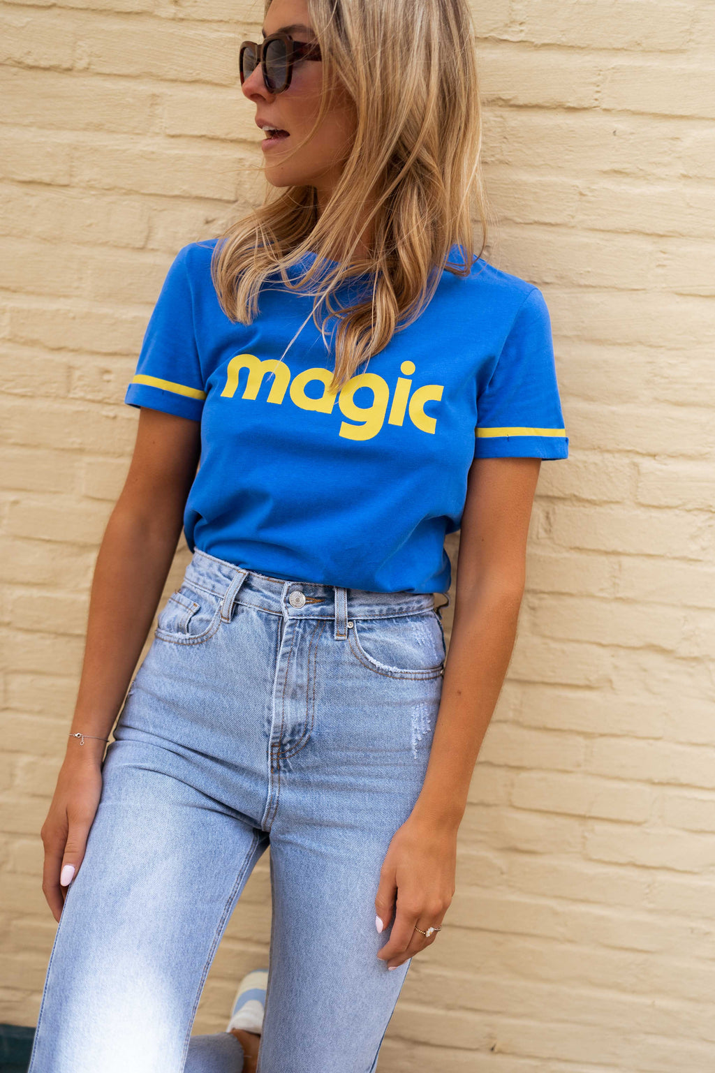 T-shirt Magic - bleu