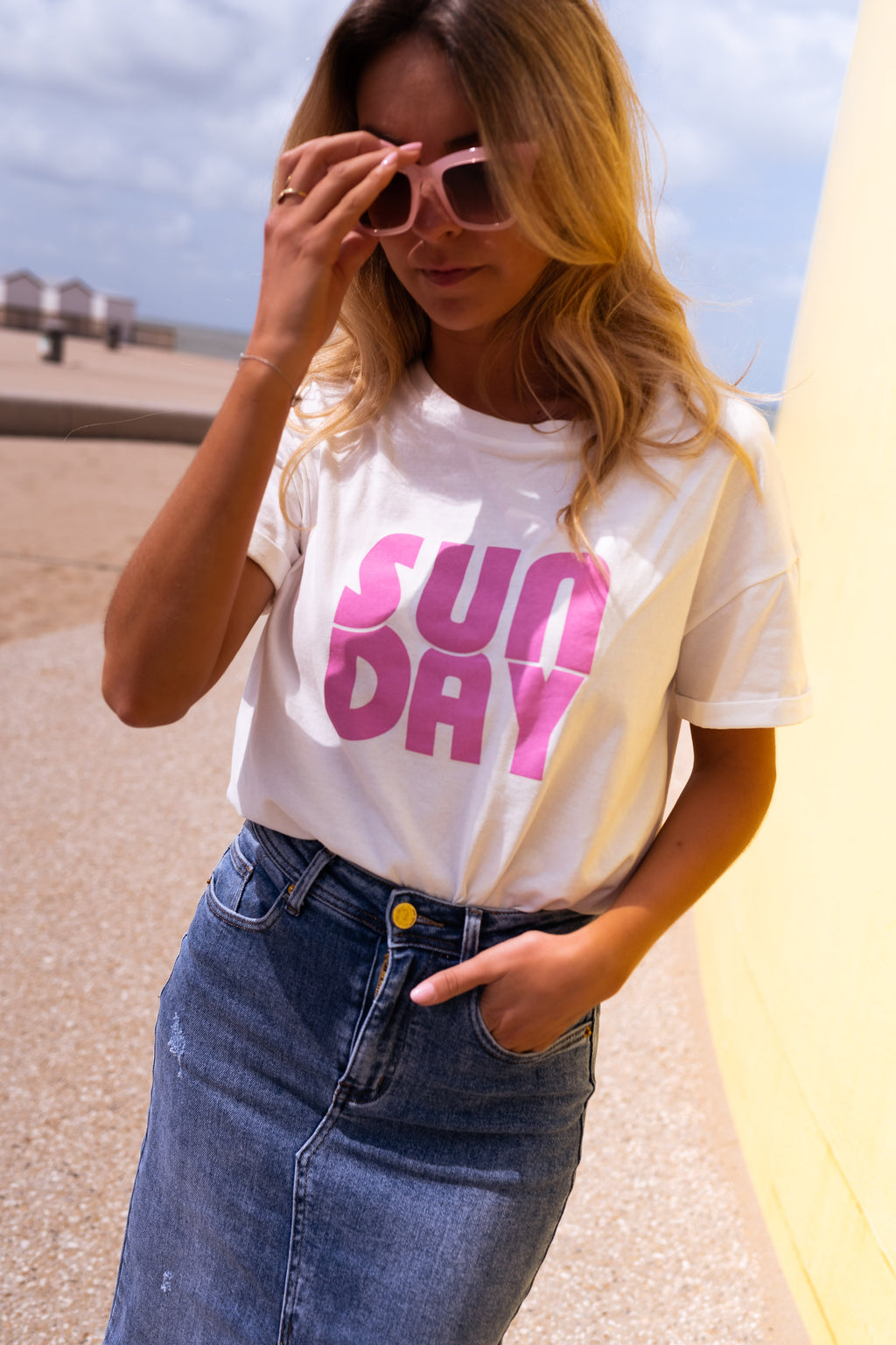 T-shirt Sunday - white