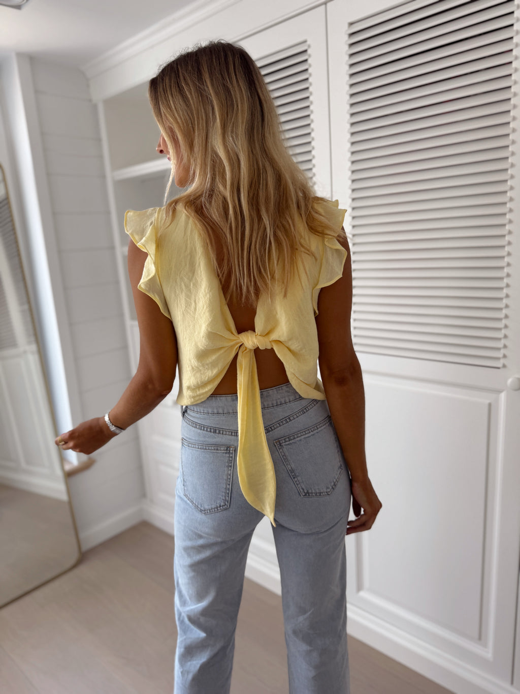 Beth top - yellow