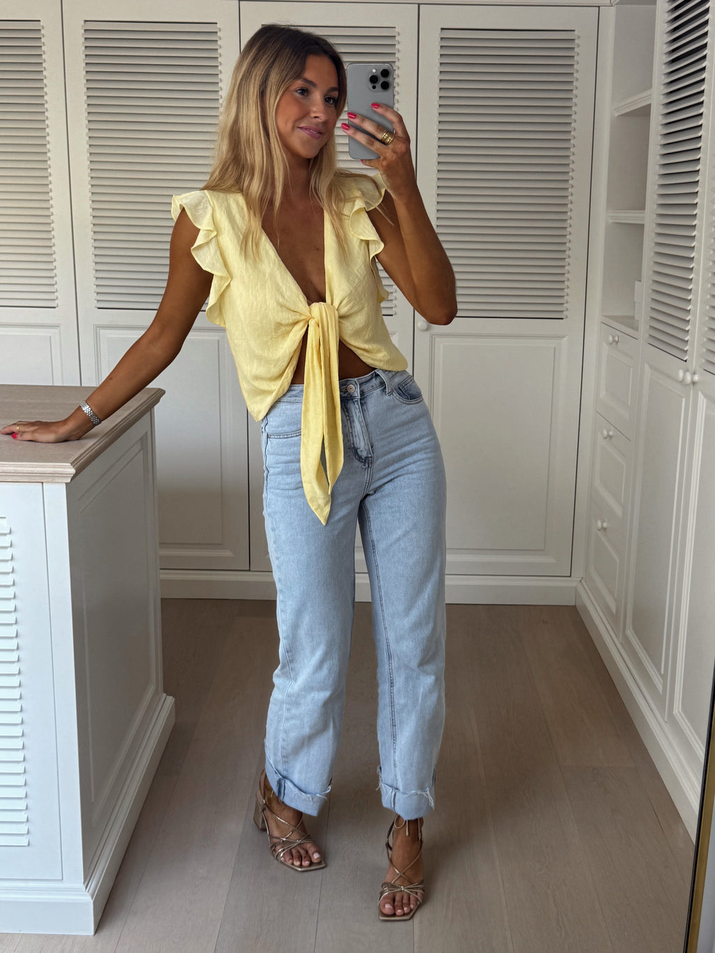 Top Beth - jaune