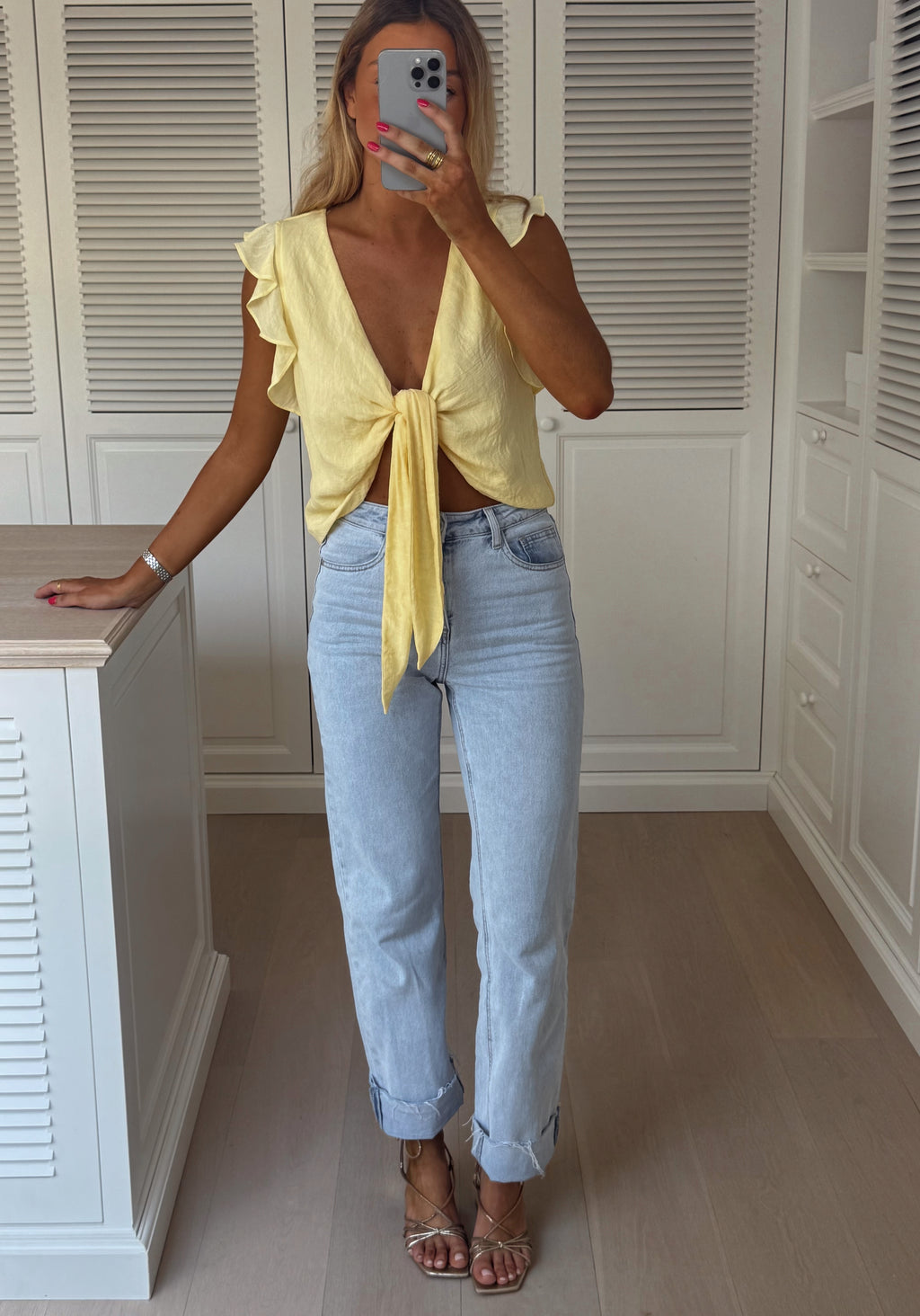Beth top - yellow