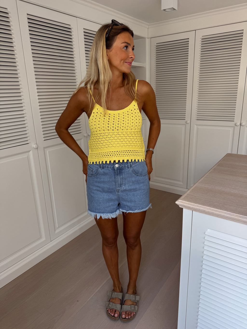 Top Duffy - jaune