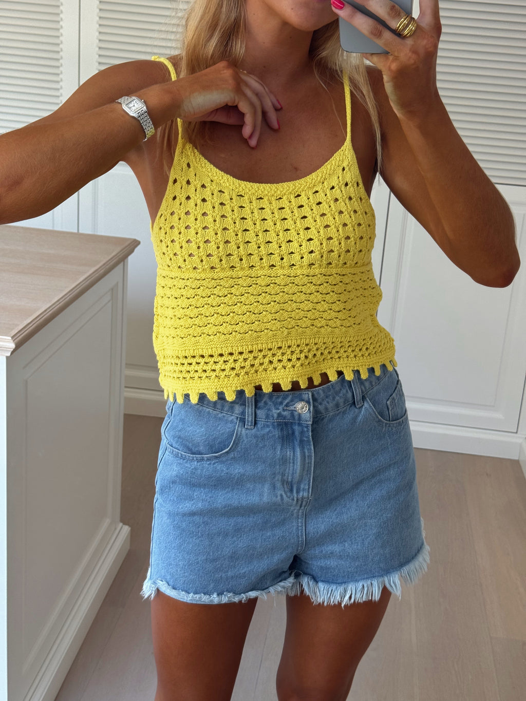 Top Duffy - jaune