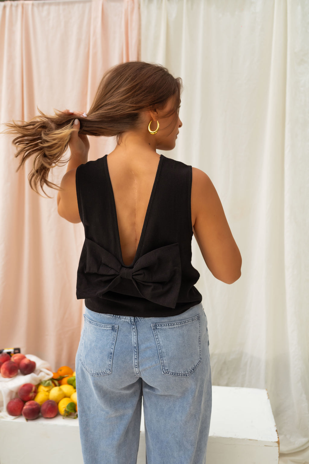 Top Josephine - noir