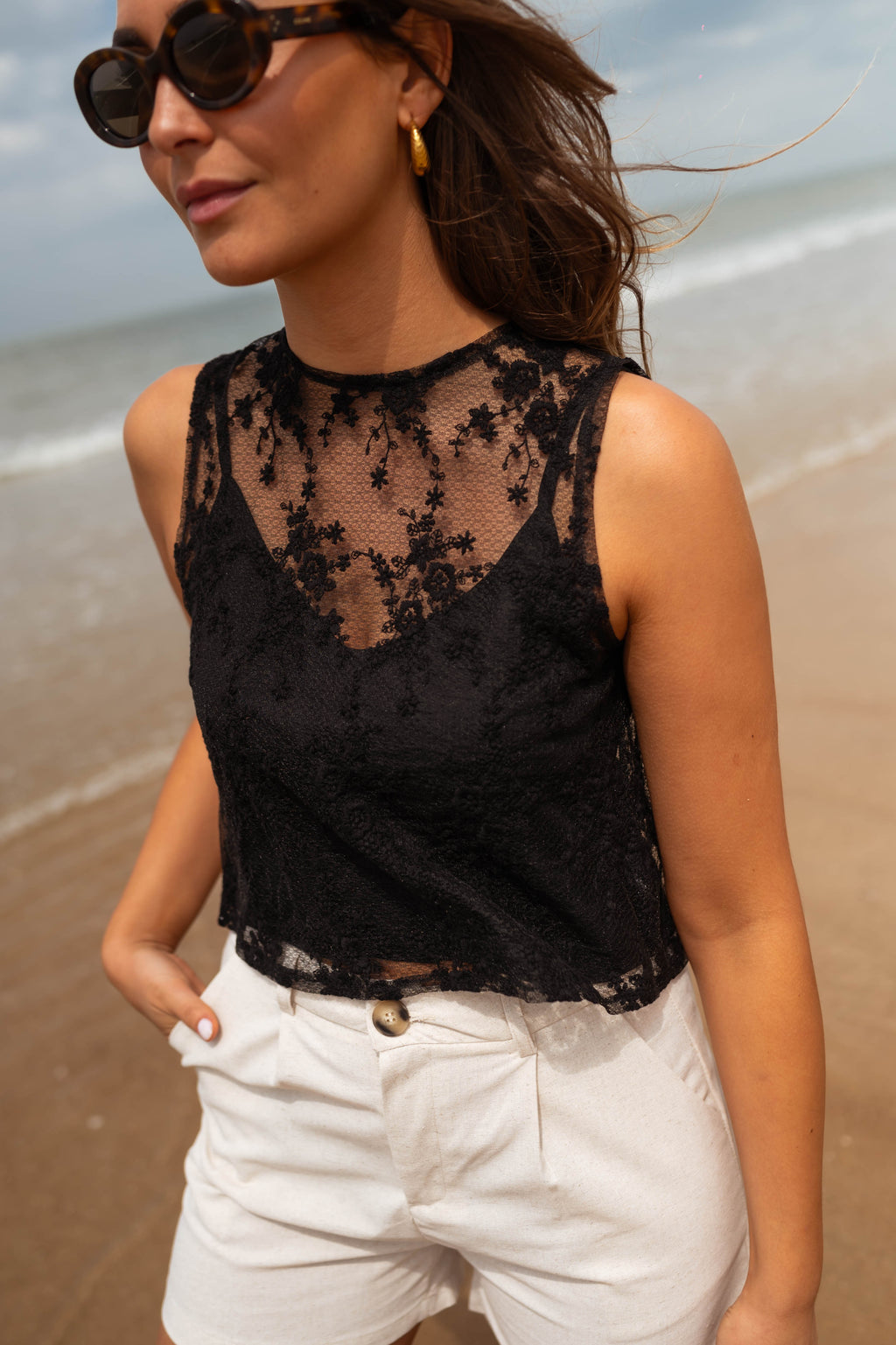 Judith top - black