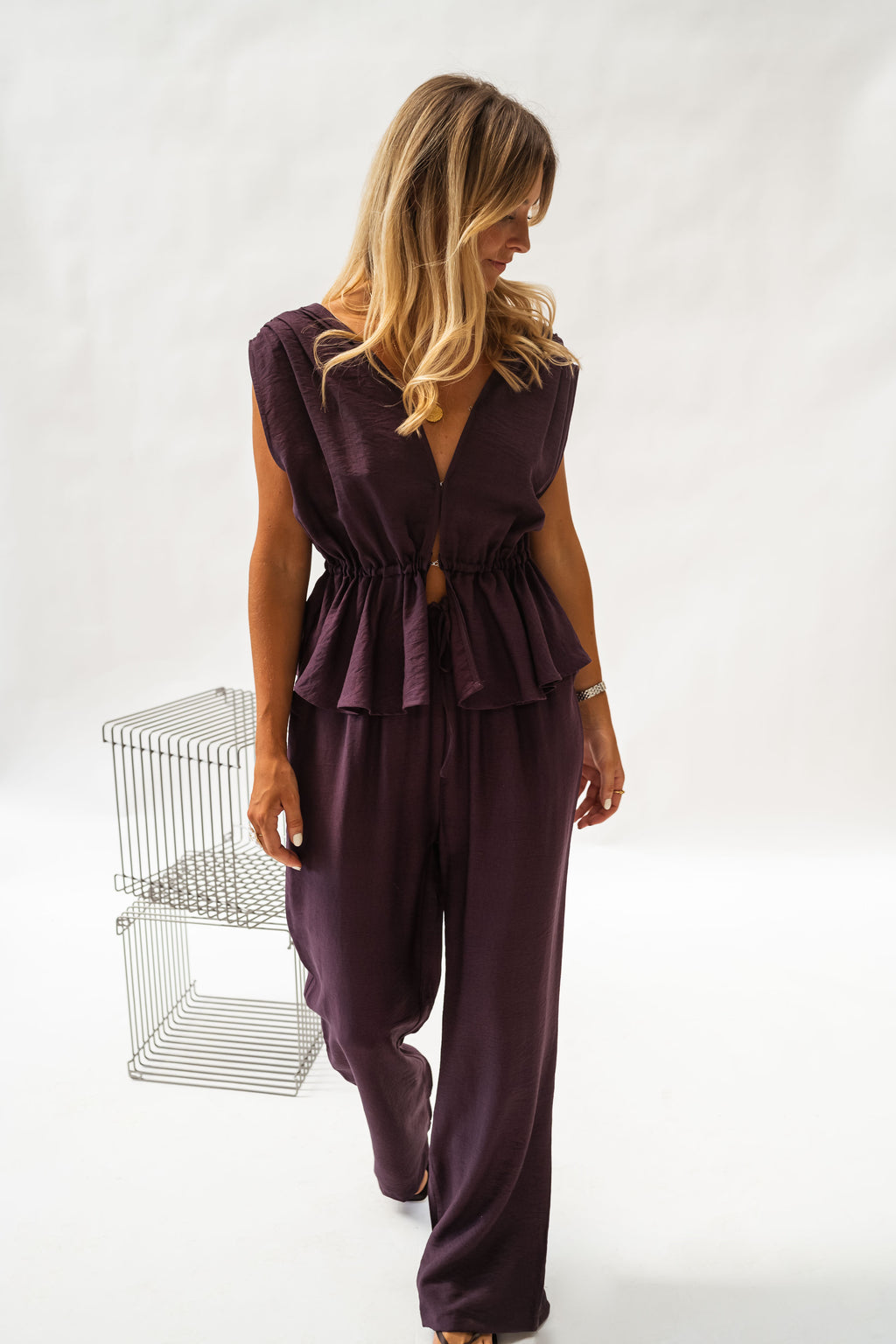 Top Nola - mauve