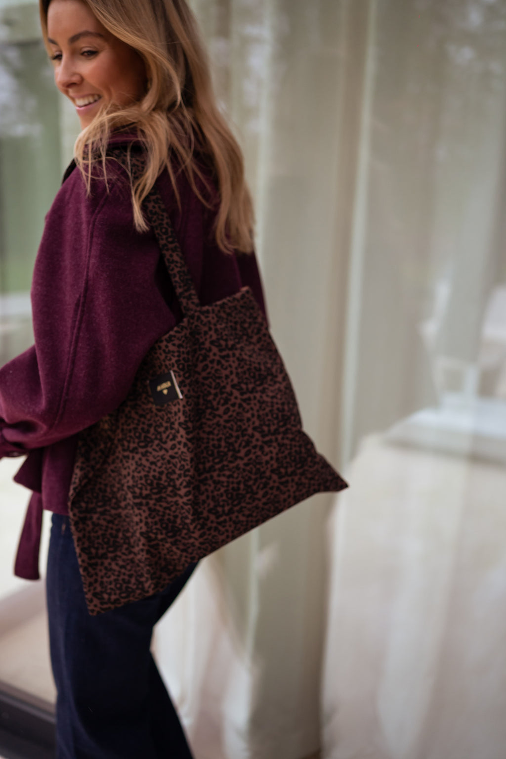 Totebag Lyma - léopard
