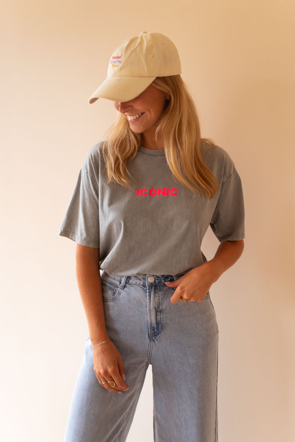 T-shirt Iconic - gris