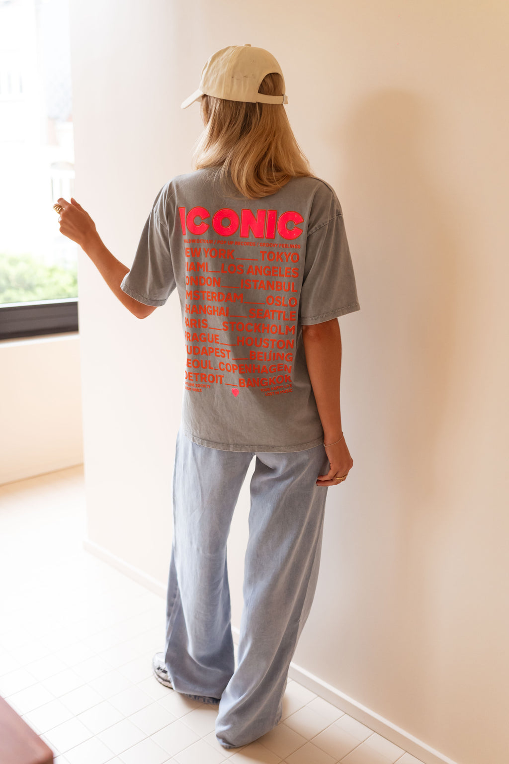 T-shirt Iconic - gris