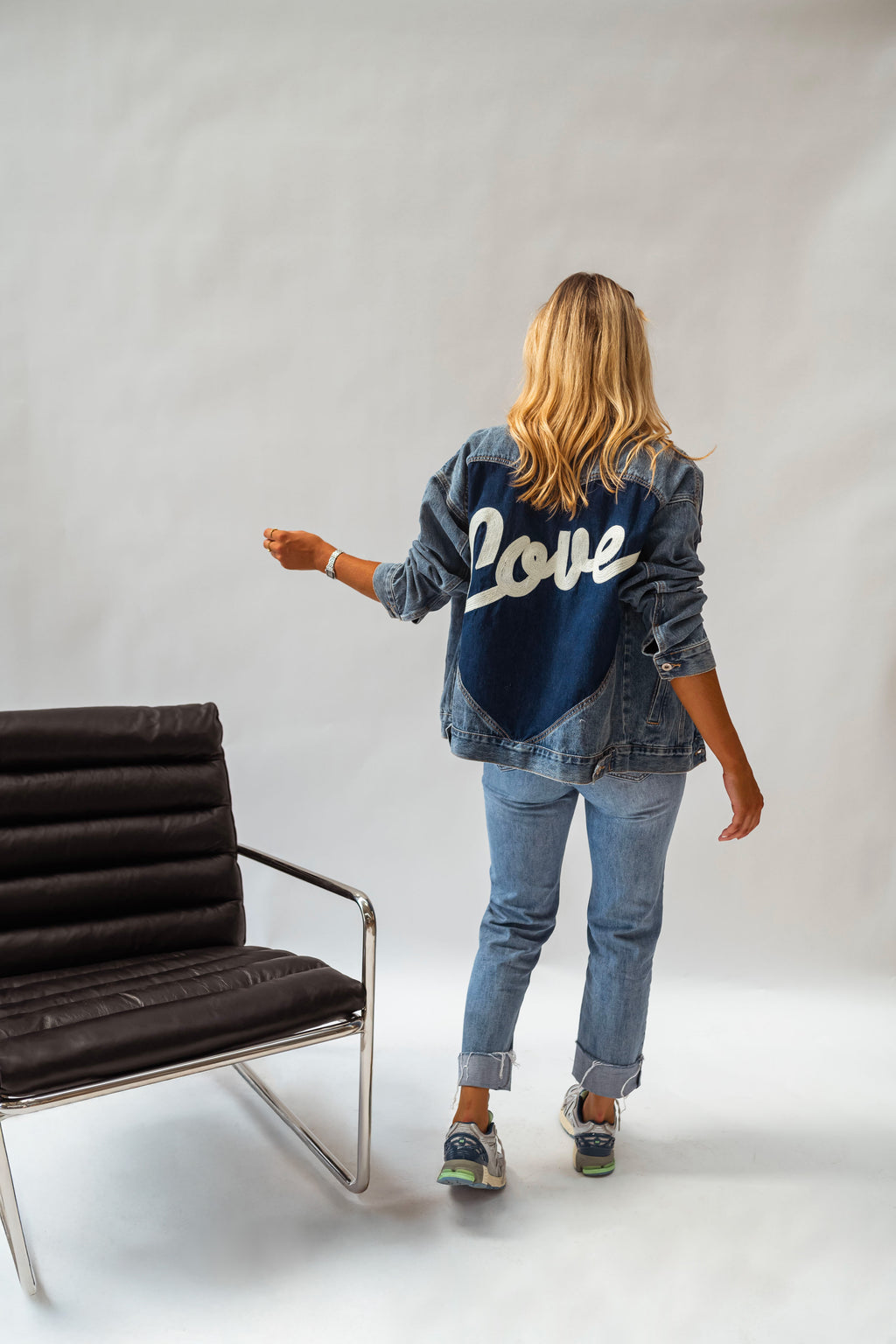 Veste Helmi - bleue en jeans