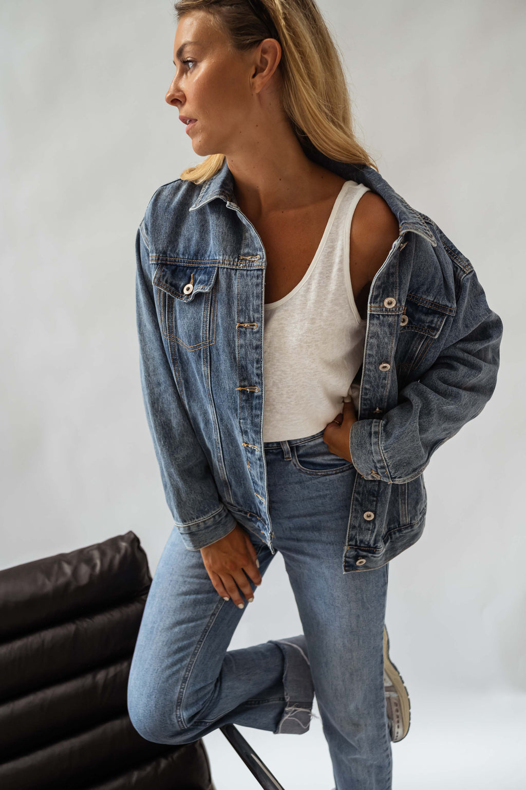 Helmi jacket - blue denim