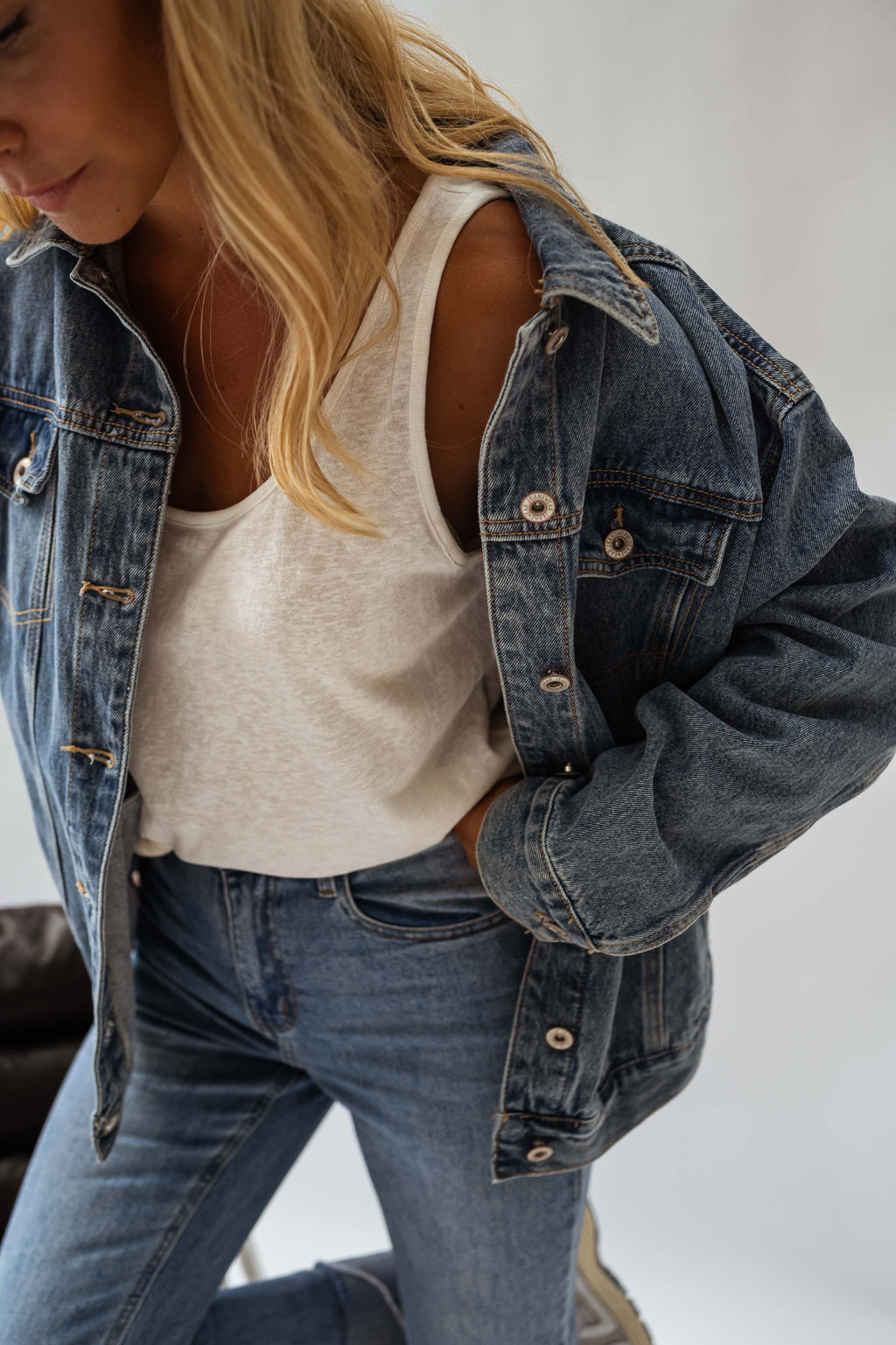 Helmi jacket - blue denim