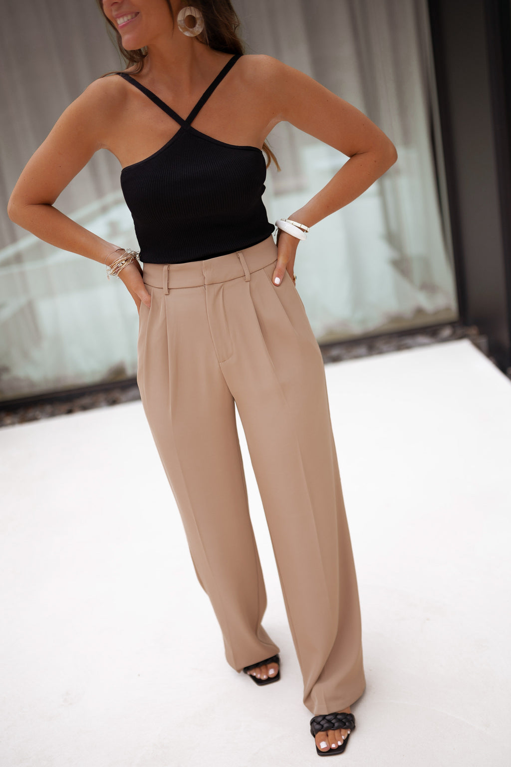 Pants Victor - camel