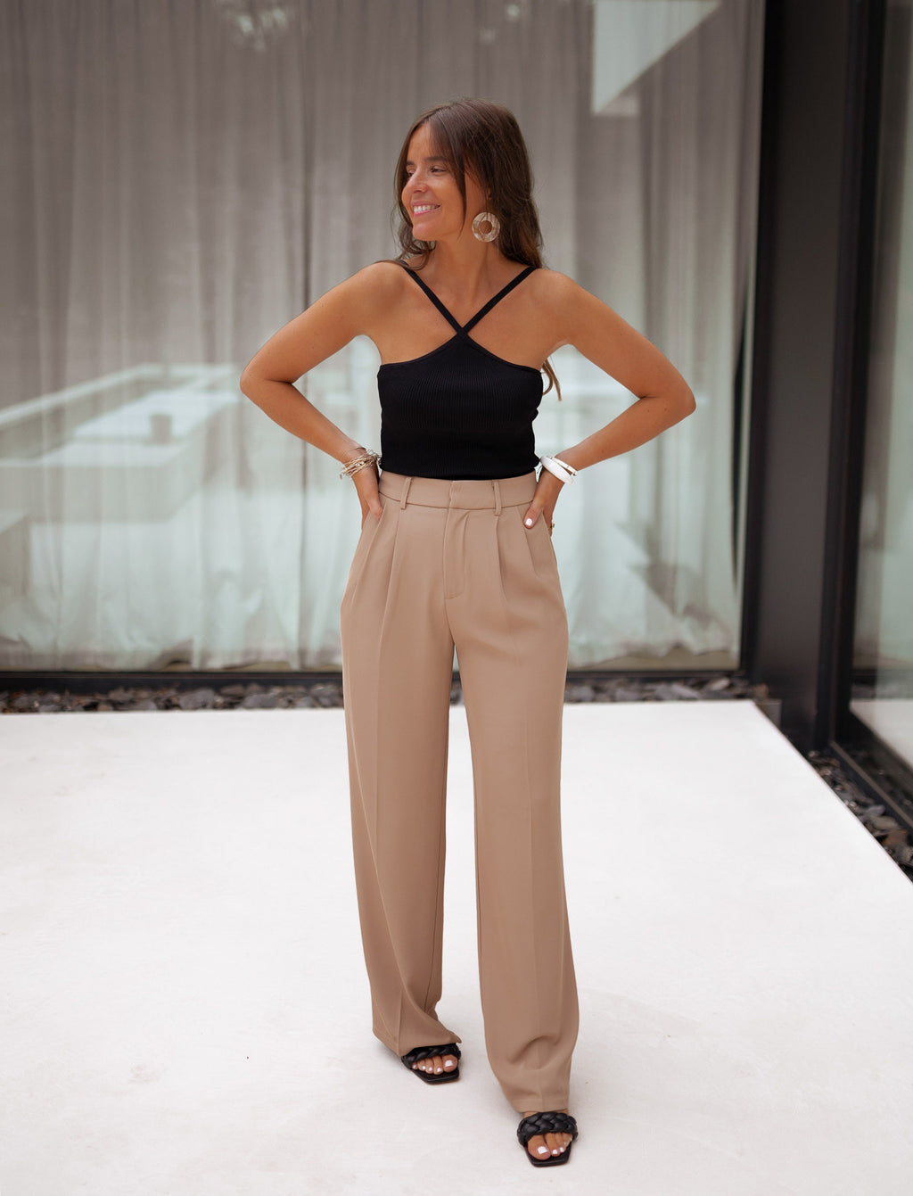 Pants Victor - camel