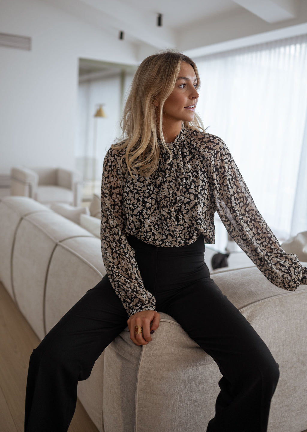 Bari blouse - patterned