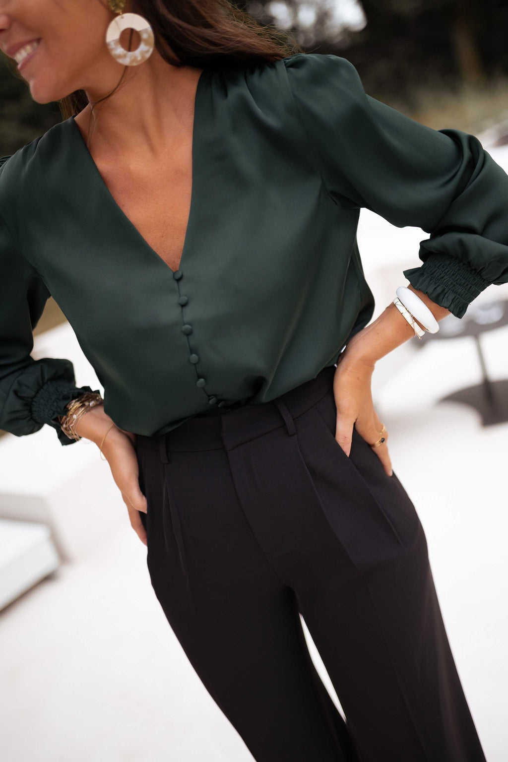 Daina blouse - green