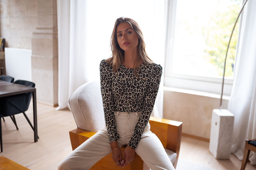 Danis blouse - leopard