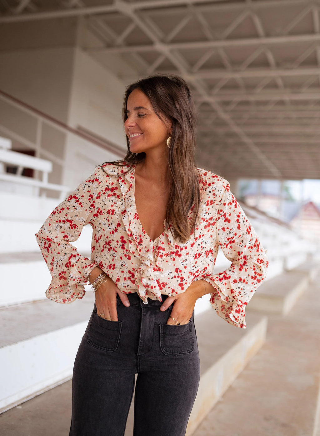 Olympe blouse - floral