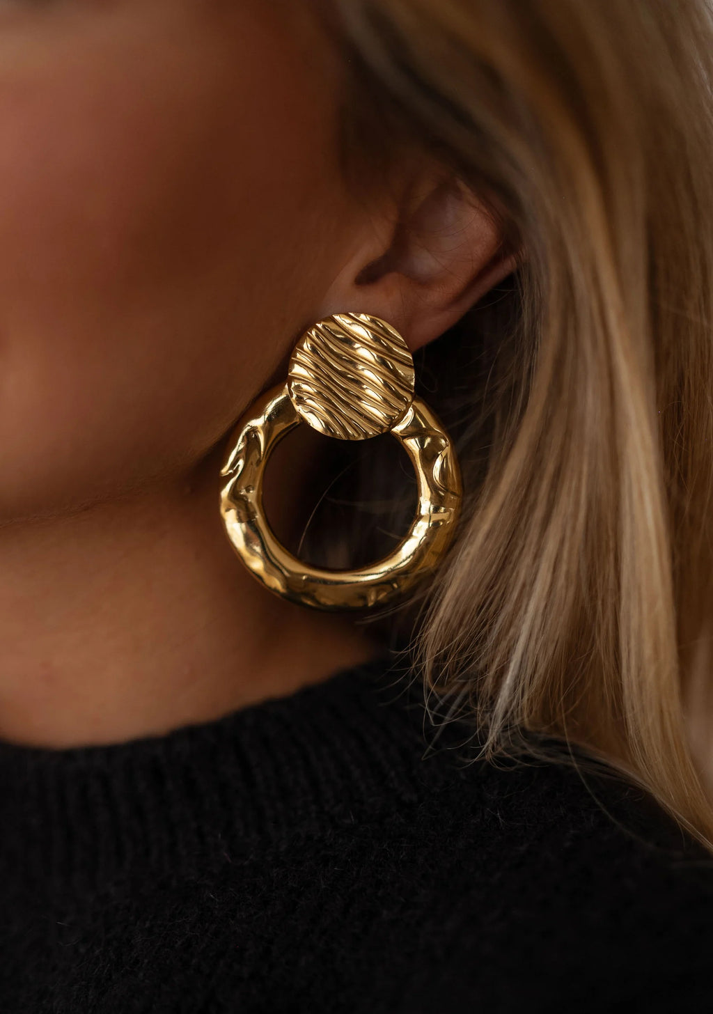 Ajan earrings - Golden
