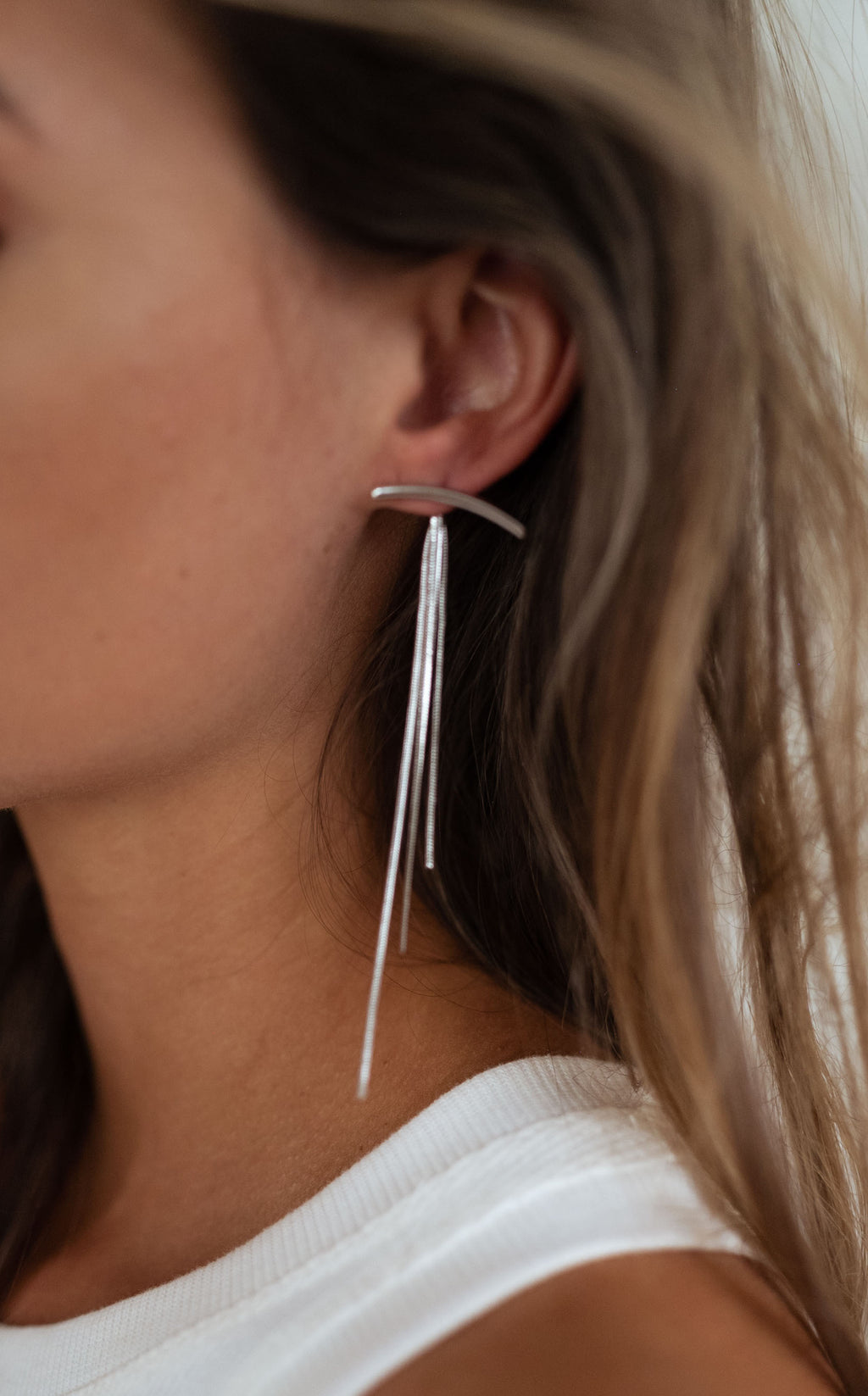 Carmina earrings - silver