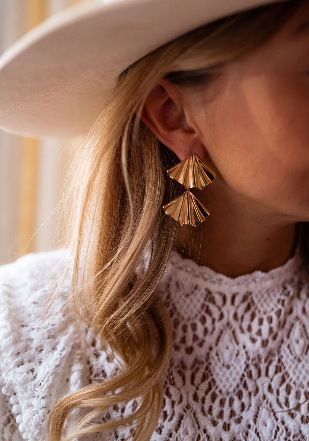 Lyes earrings - Golden