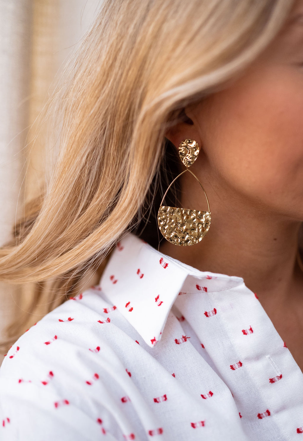 Nisa earrings - Golden