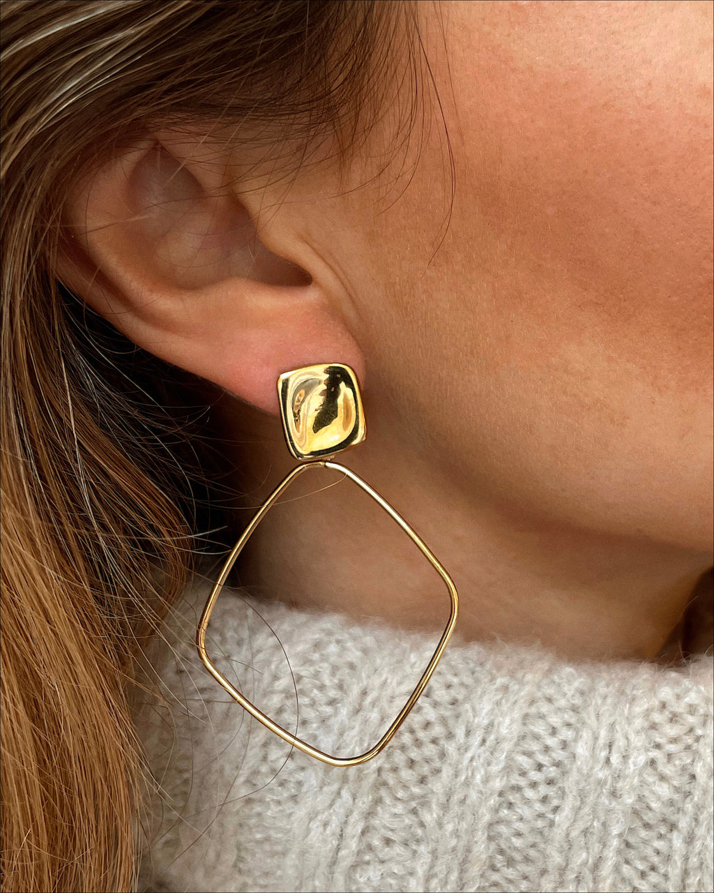 Saba earrings - Golden
