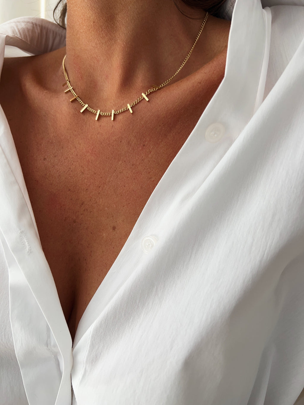 Medy necklace - Golden
