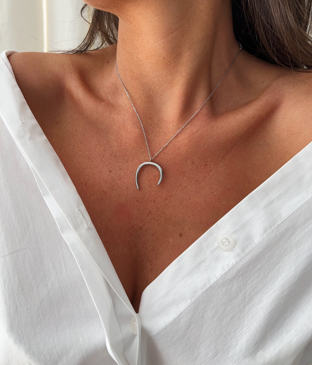SUDE necklace - silver