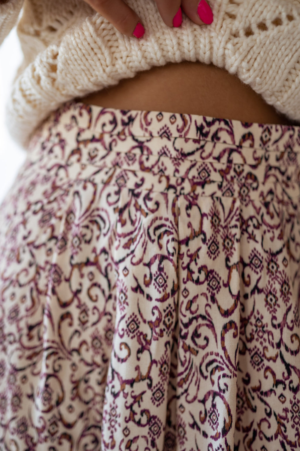 Skirt Elyne CREATION - patterned