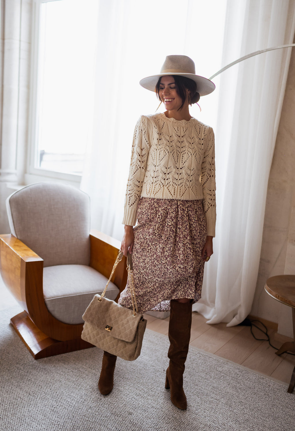 Skirt Elyne CREATION - patterned