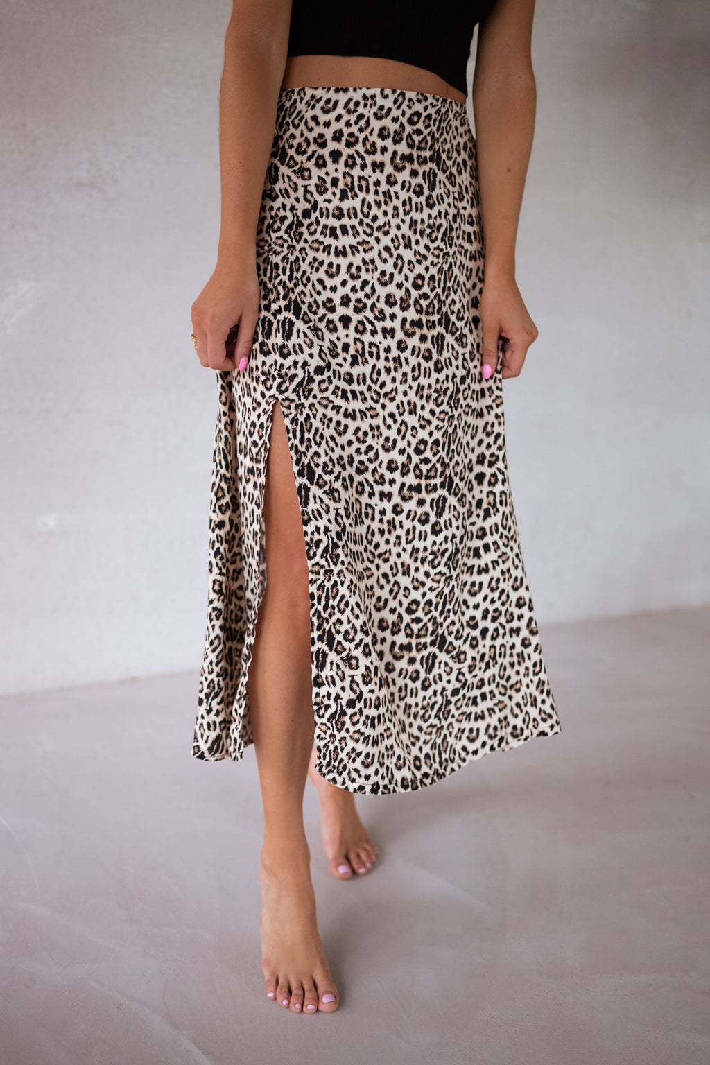 Jupe longue Amalya - léopard