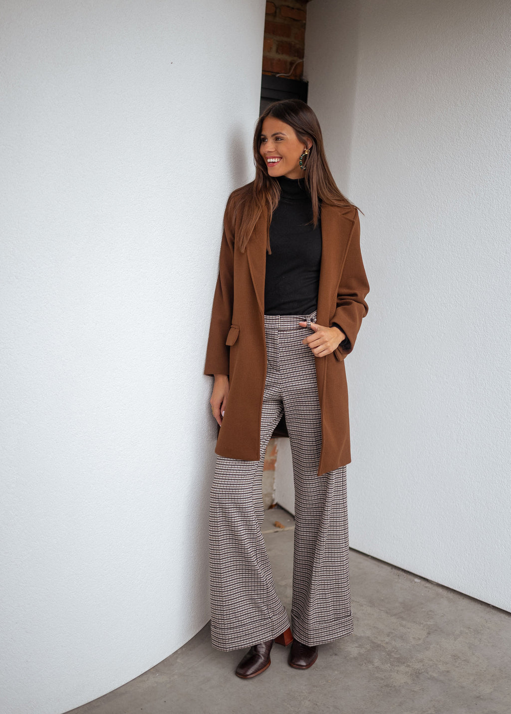 Noelia coat - brown