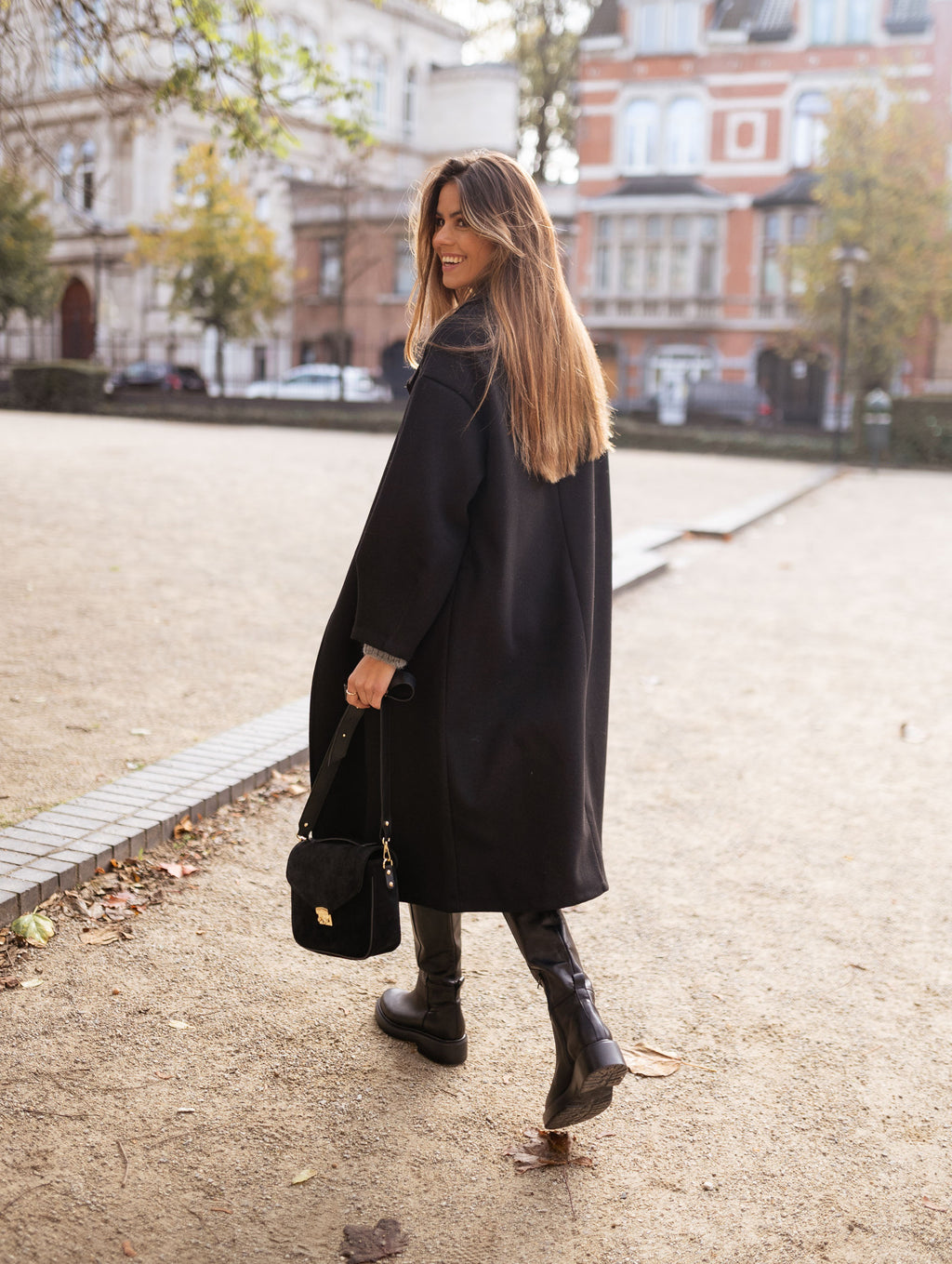 Ortal coat - Black
