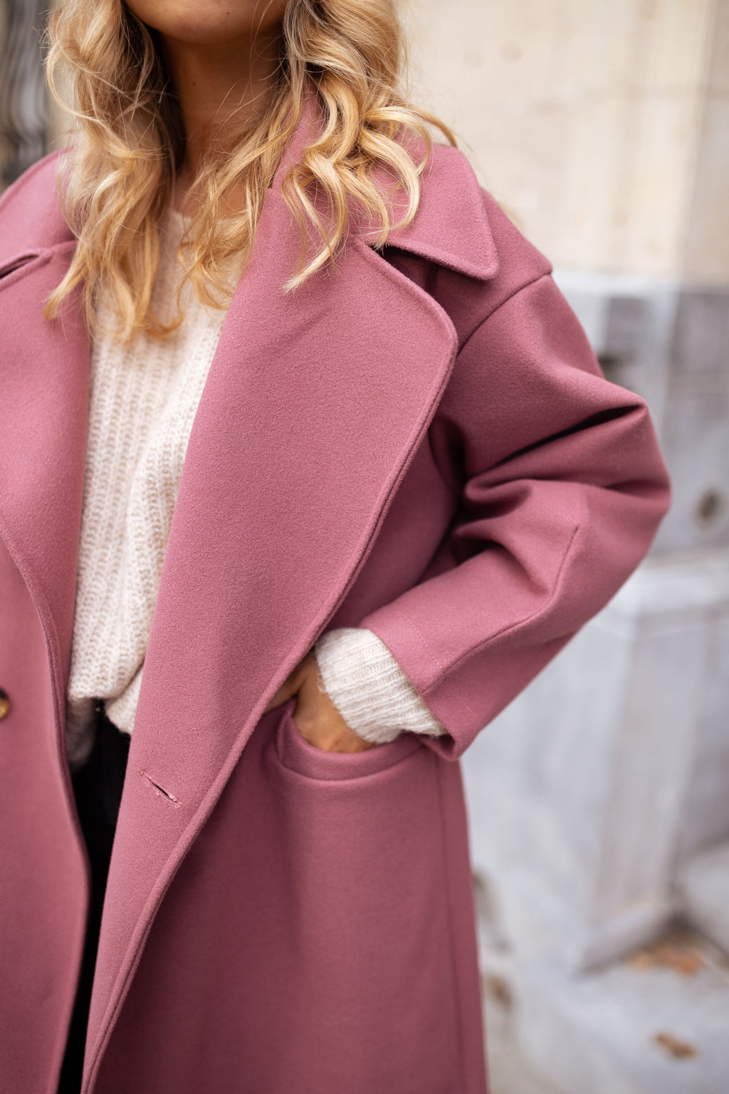 Ortal coat - Pink