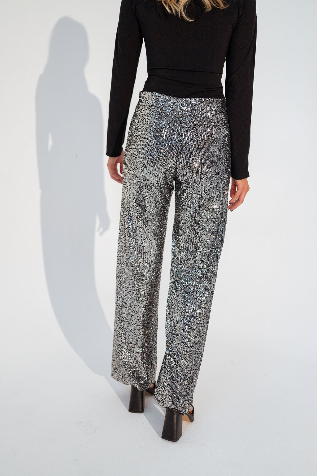 Pants Otta - silver Glittery