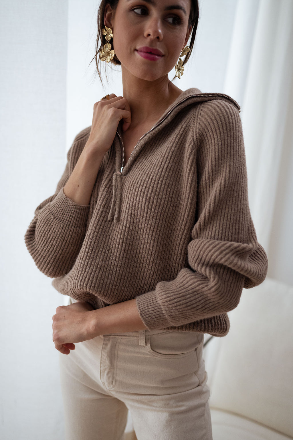 Pull Eddy - taupe
