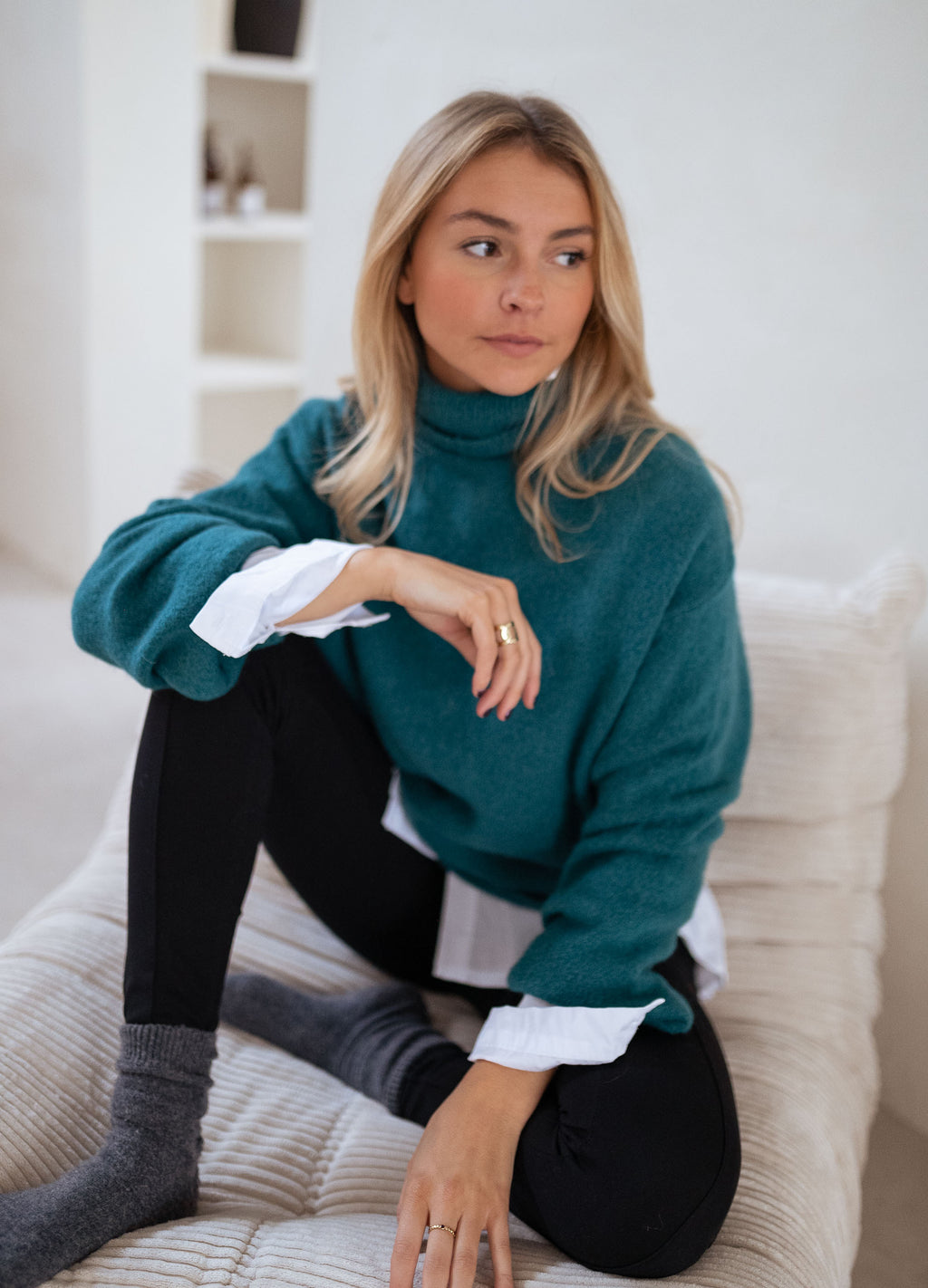 Sweater Laurya - duck green