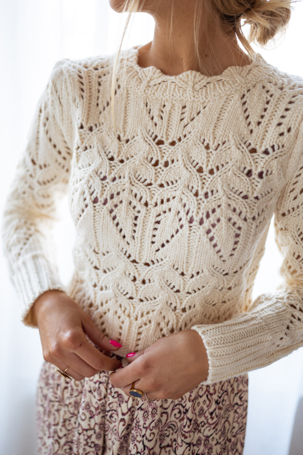 Sweater Lenou - ecru