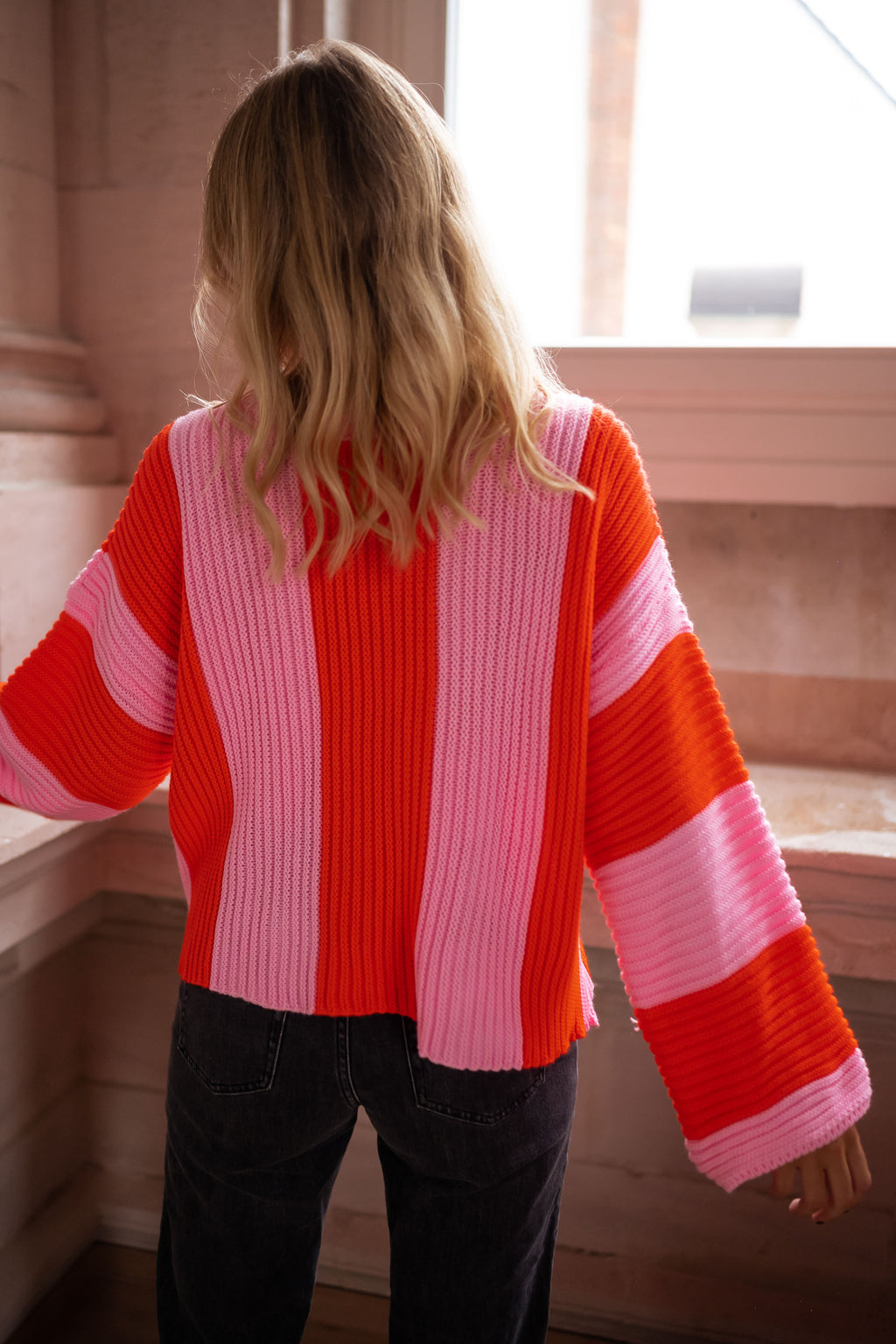 Sweater Masson - Pink and orange
