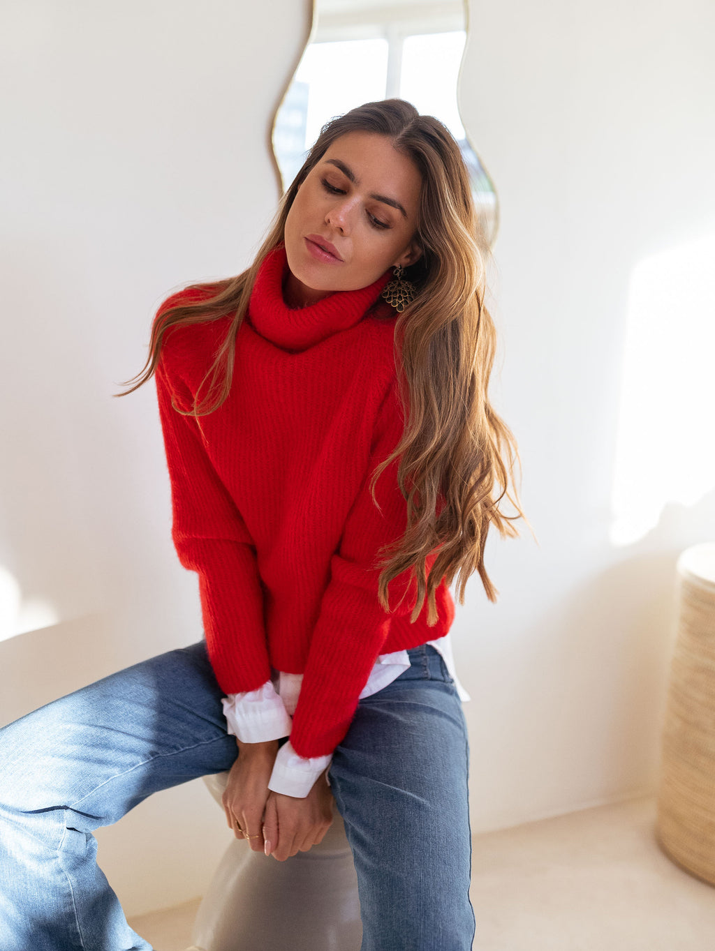 Sweater Thibaut - red