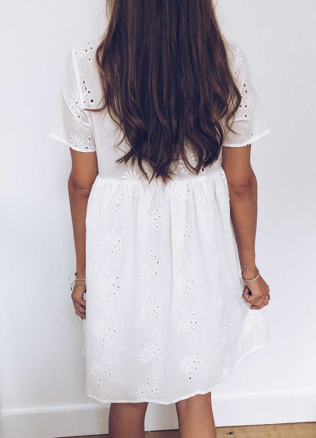 Dress Flora - white